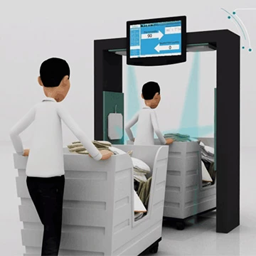¿Cuál es la solución RFID para la lavandería?